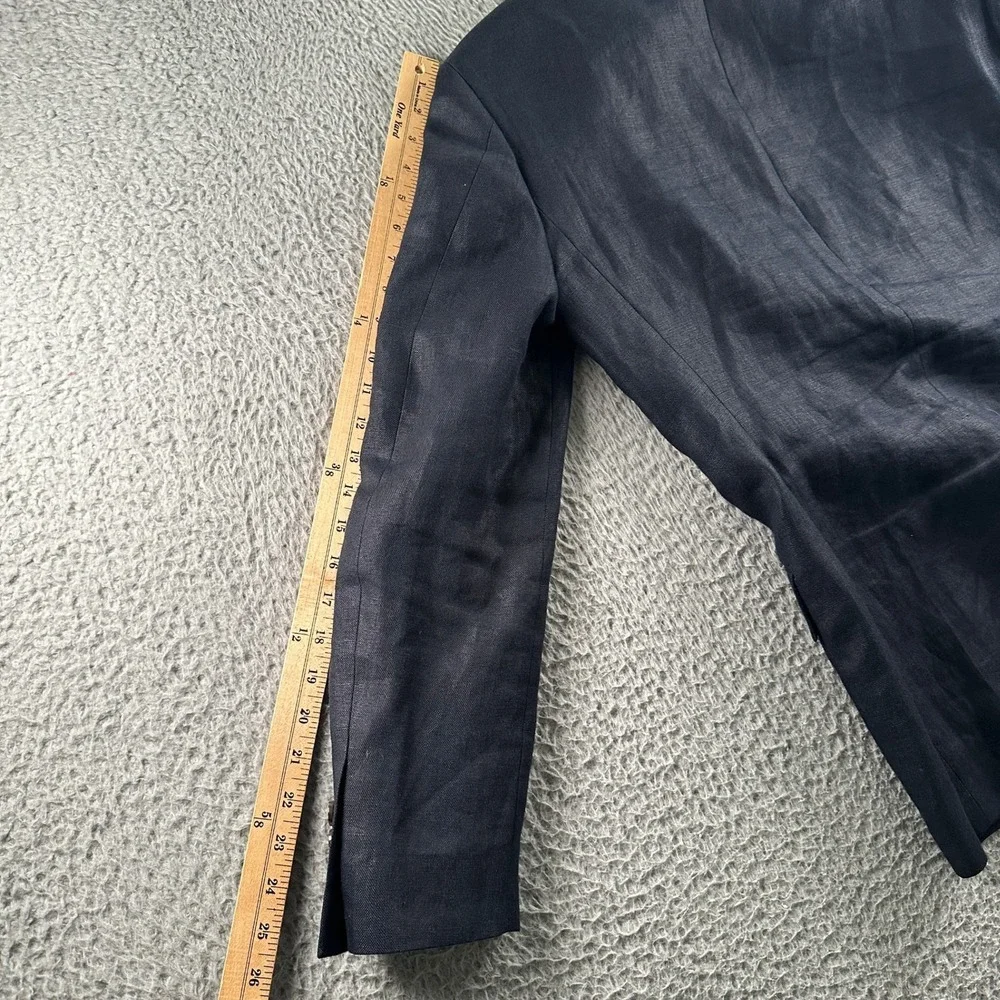 JCrew Ludlow Jacket Mens 36 Irish Linen Navy Two Button Sport‎ Coat Summer
